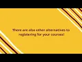 CMU Multi-Semester Registration