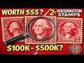 Old US 2 Cent Stamps Value in 2026 George Washington Classics Stamps