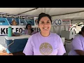 Live at the festival with volunteers from El Camino YMCA