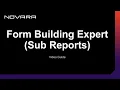 Form Building Expert Sub Reports Novara EHS Software