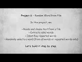 Random Word Generator from File Python Basics Project 6