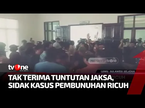 Sidang Kasus Pembunuhan Diwarnai Kericuhan