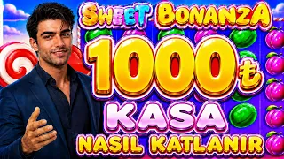 SWEET BONANZA KÜÇÜK KASA | 1000₺ KASA NASIL KATLANIR | SLOT OYUNLARI | SLOT TAKTİK#sweet#slot#casino
