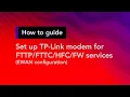 How to set up a TP-Link modem for services - Superloop Customer Support