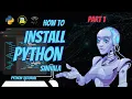 How to Install Python Part 1 free pycham 2023 sinhala
