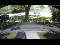 My neighbors stone mailbox was hit by a car