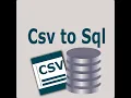 Csv To Sql