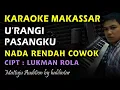 Download Lagu Karaoke Makassar Urangi Pasangku - Lukman Rola || Nada Cowok