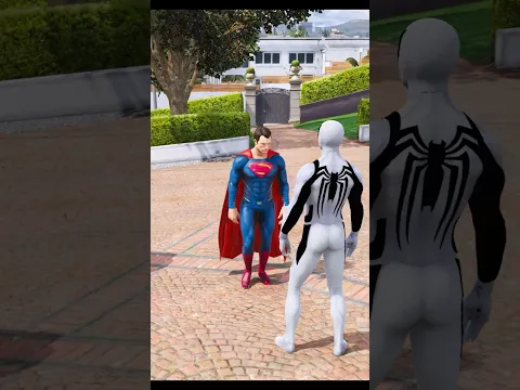 GTA V SUPERMAN FINDS A GHOST IN Spider-Man's HOUSE | #shorts #gta5