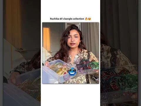 Ruchika di's bangle collection 🔥😎 @triggeredinsaan #ruchikarathore #triggeredinsaan #liveinsaan