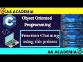 This Pointer in Function Chaining using this pointer AA Academia