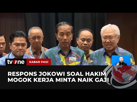 Jokowi Buka Suara Soal Kenaikan Gaji Hakim