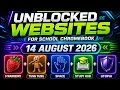 NEW Unblocked Websites Proxy Updates August 14 2026