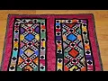 Vintage Uzbek Hand-Stitched Silk Quilt Geometric Design The Persian Knot Gallery SKU 1671