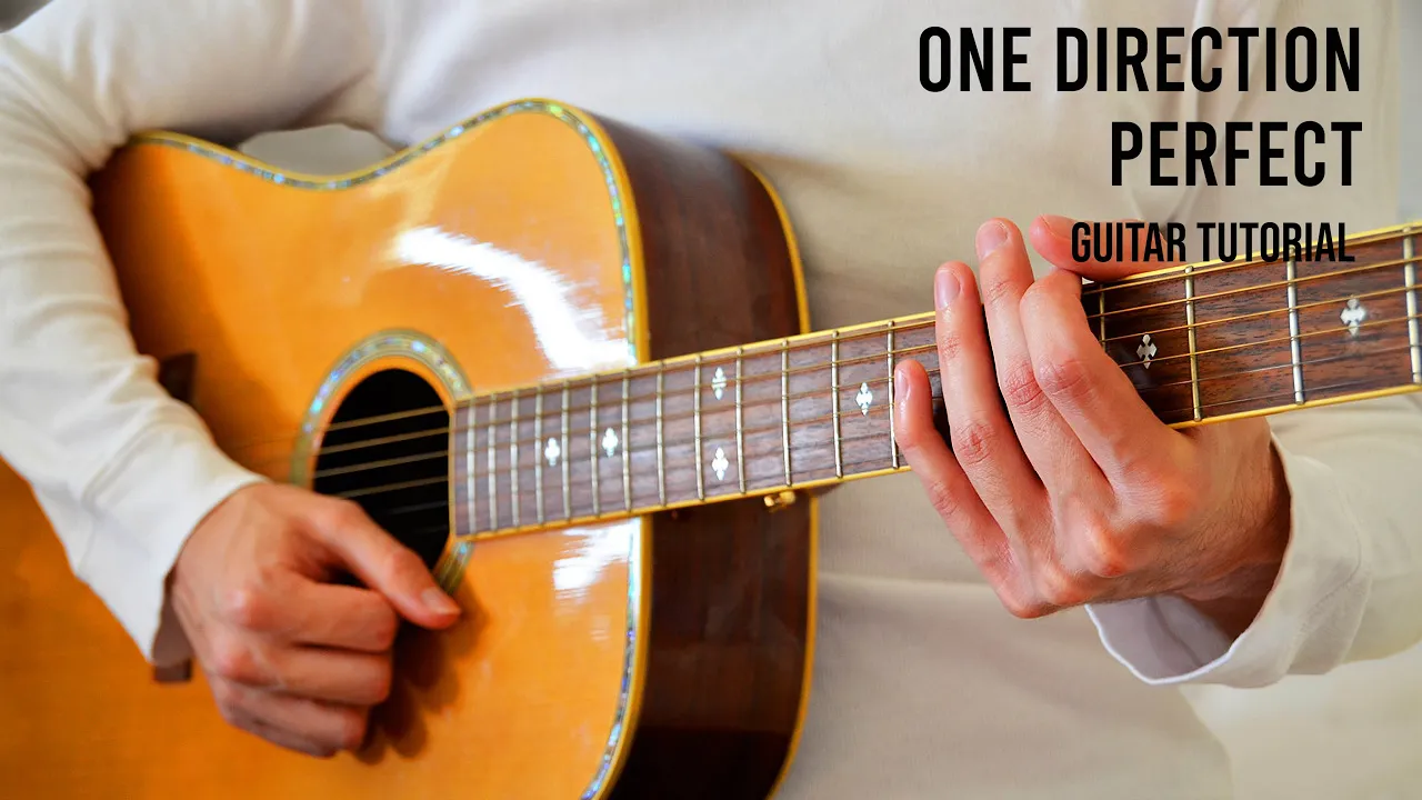 One Direction - Perfect EASY Guitar Tutorial With Chords / Lyrics