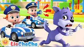 🔴LIVE | Wee-Woo! Police Car to the Rescue! 🚓 | Playground Good Manners Song | LiaChaCha