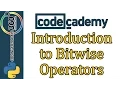 Learn Python with CodeCademy Introduction to Bitwise Operators