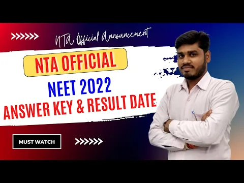NTA NEET 2022 Answer Key Result Date by NTA OFFICIALNeetAnswerKey NeetResult2022
