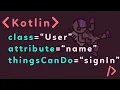 Kotlin For Beginners Tutorial Classes Attributes Functions Constructors Init Block