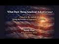 Proud to Be American Living the Promise of Opportunity and Unity