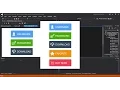 VIsual studio 2015 Button Flat Design C and VB NET