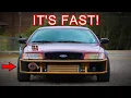 TURBO Crown Vic first Drive Pulls Racing
