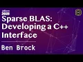 Sparse BLAS Developing a C Interface Brock JuliaCon Global 2025