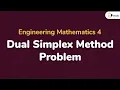 Dual Simplex Method Problem - Linear Programming Problems LPP