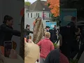Paul Brown Statue Unveiling in Norwalk Ohio