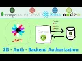 Web App w MERN Stack 2B Auth - Backend Authorization JWT