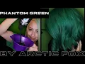 Dying my hair Phantom Green Arctic Fox