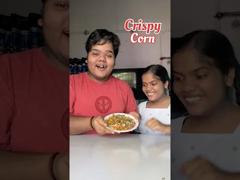 My Sister Vs Me : Who will make the best Crispy Corn Chaat #shorts