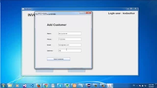 invoice system using Java Swing Mysql for varsity small project
