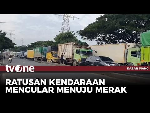 Jelang Lebaran, Kendaraan Menuju Pelabuhan Merak Mengular!