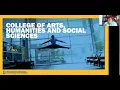 2020 Virtual Open House College of Arts Humanities and Social Sciences