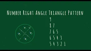 54 Number Right Angle Triangle Pattern without any pre-defined method using while loop in Python