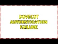 Dovecot authentication failure