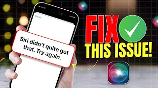 Fix Siri Didn T Quite Get That Try Again On IPhone Siri Not Understanding Voice Commands 
