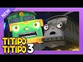 TITIPO S3 EP7 I want to be a hero l Train Cartoons For Kids | Titipo the Little Train