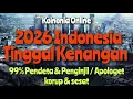 Nubuatan 2026 Indonesia Tinggal Kenangan