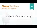 SAT prep - SAT Vocabulary