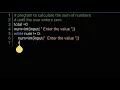 python program to calculate the sum of numbers until the user enters zero