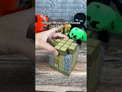 Illegal Minecraft House 2025 vs 2027 🤯🤫🤗