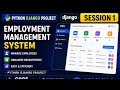 Session 1 Employee Management System Python Django Project