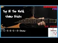 Top Of The World - Shane Ericks (With Vocals) (Guitar Cover With Lyrics \u0026 Chords)
