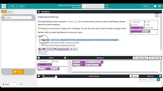Code org Event-Driven Programming Lesson 3
