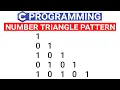 TRICK for Triangle C Pattern C Program to Print Triangle Using Binary Numbers C Triangle Pattern