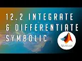 2 MATLAB - From Zero to Hero Differentiate Integrate Symbolic