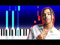 Download Lagu 24kGoldn - In My Head (Piano Tutorial)