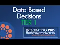 Making Data based Decisions to Support Students in Schools Tier 1